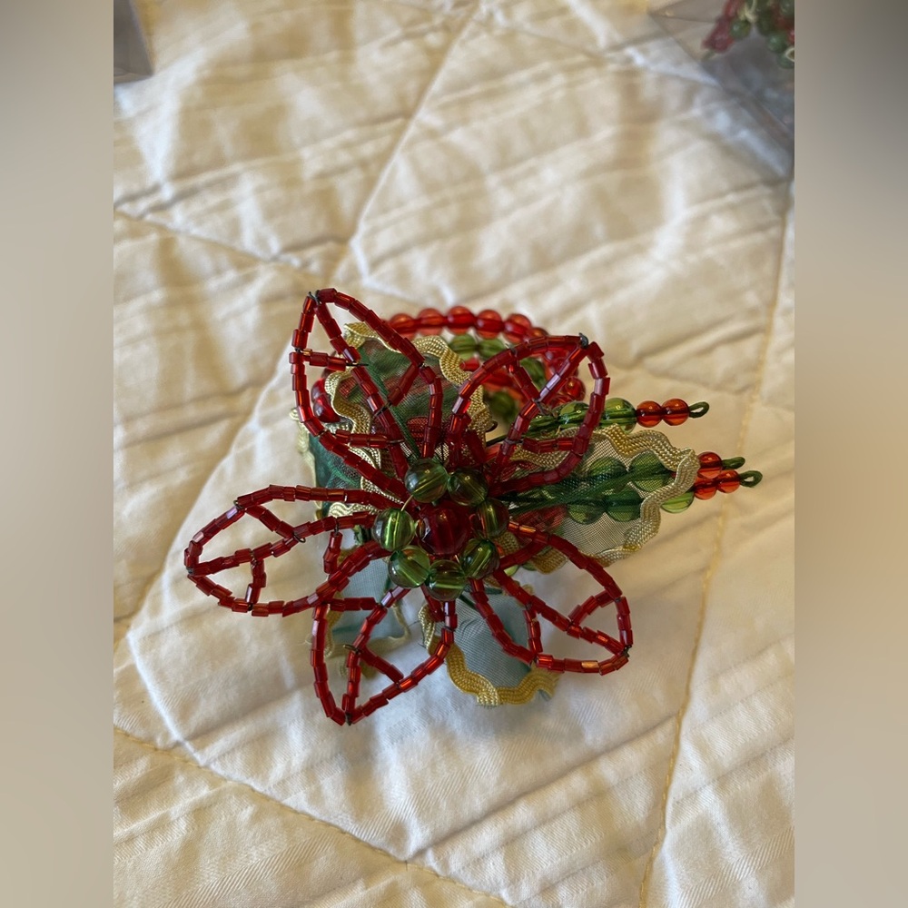 Marcel Schurman Holiday Napkin Rings Set of 4